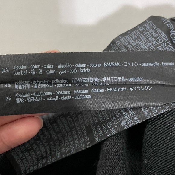 ZARA Black Denim Skinny Jeans - Picture 7 of 10